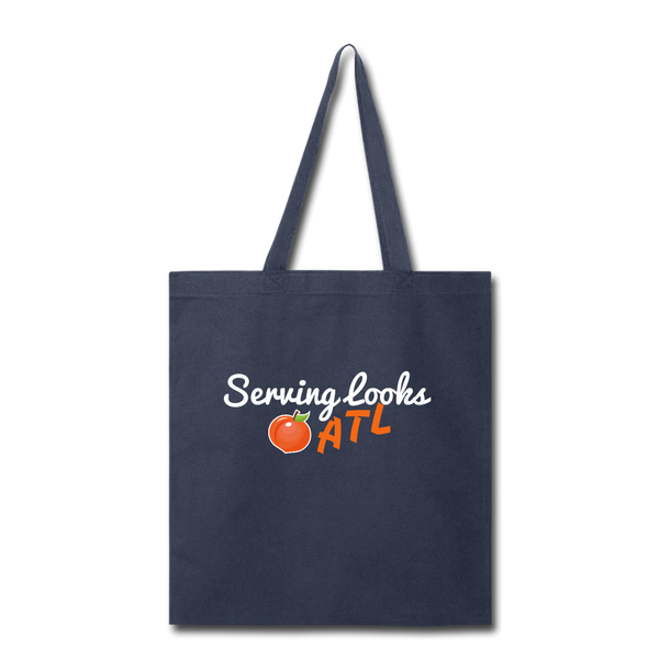 ServingLooksATL Tote Bag - navy
