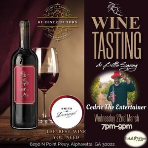 Win a Signed Bottle of Cedric the Entertainer's Wine with Kelly Family Distributors: An Exclusive, Black-Owned Alcohol Distributor