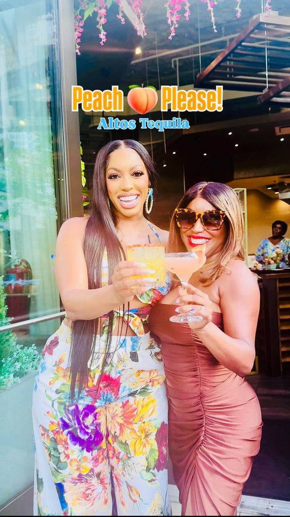 Peach Please! 🍑 Porsha Williams & Altos Tequila Serve Star Power in Every Sip