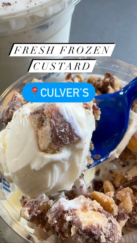 Culvers Launches Fresh Frozen Custard Topped With Snickers® and Dove® Chocolate Pieces!