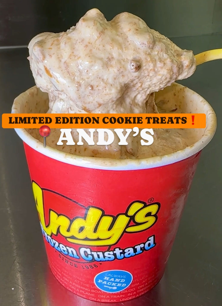 Andy's Frozen Custard Unveils Exclusive Limited Edition Cookie Treats: Cookie Butter Crunch & Cookie Casanova