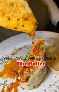 The Boiler Atlanta Unveils Sensational Viral Seafood Burrito in Buckhead!