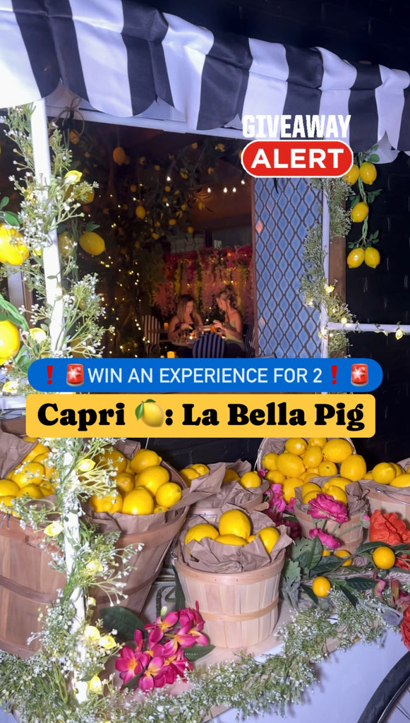 Win $100 to The Blind Pig Parlour Bar's  Capri-Inspired Spring Pop Up , LA BELLA PIG