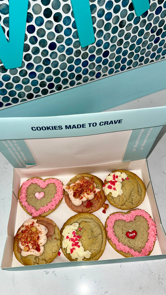 Munster Cravings: Sweetest Batch of 7 Hand-Decorated Cookies for Valentine's Day