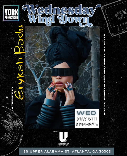 Wednesday Winddown Returns to Underground Atlanta with Special Tribute to Erykah Badu