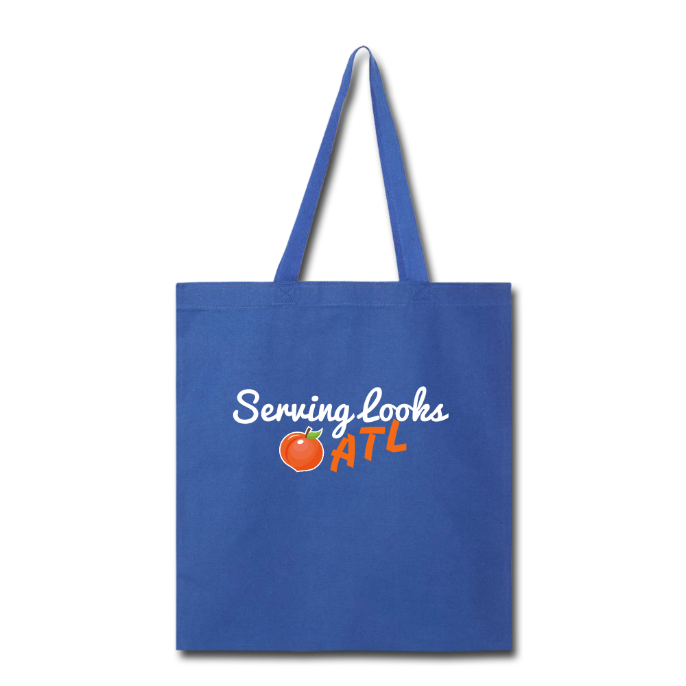 ServingLooksATL Tote Bag - royal blue